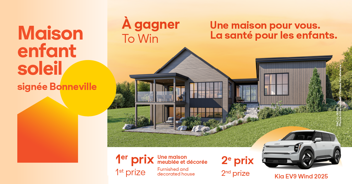 Gagnants – Maison Enfant Soleil - Enfant Soleil